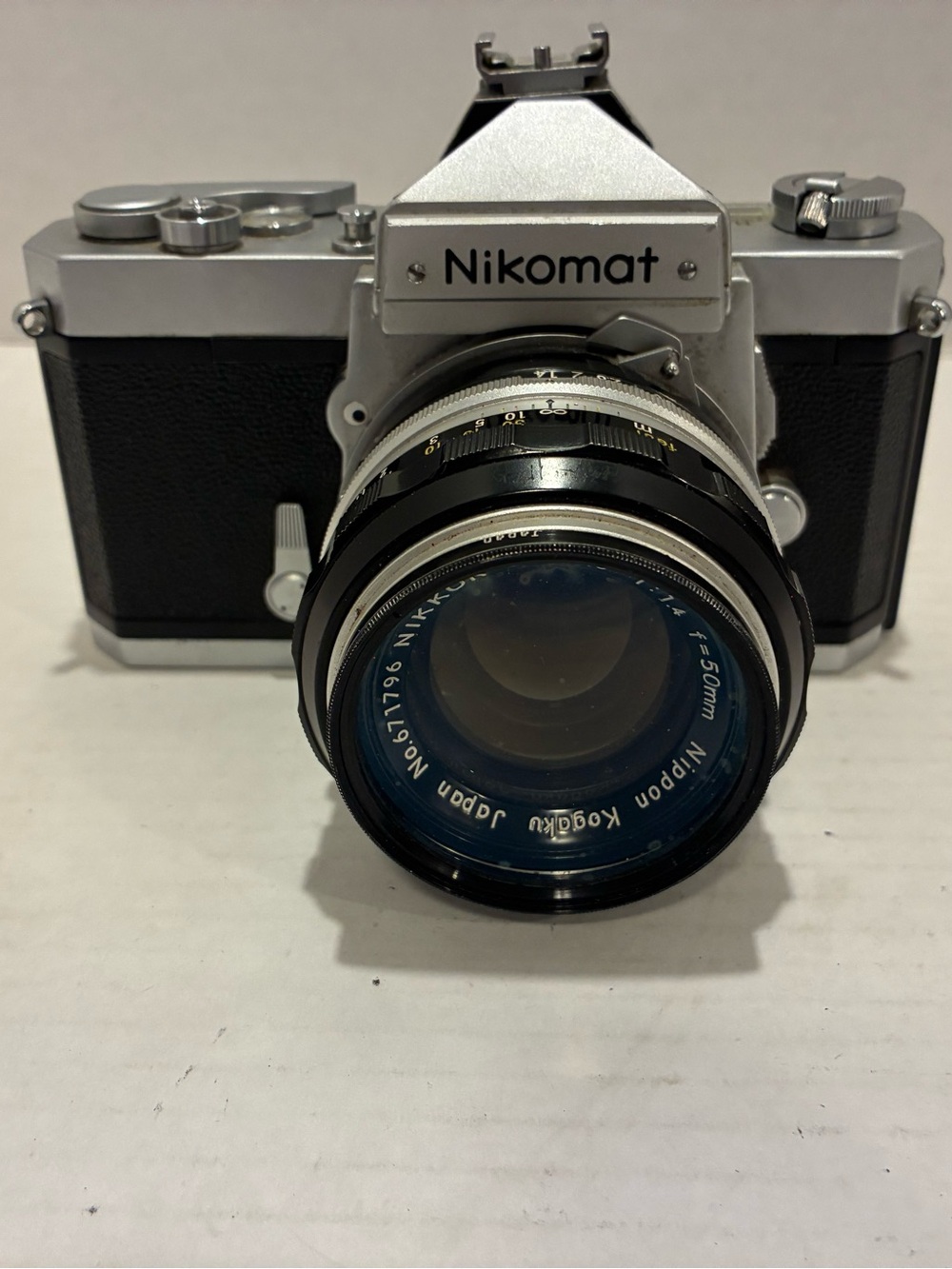 Nikon Nikkormat  Film Camera W/ Nikkor-H 50mm 1:4 Lens Japan Rare Untested